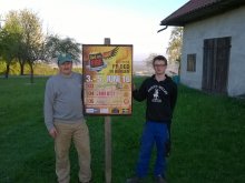 Vorbereitung für Plakatierung